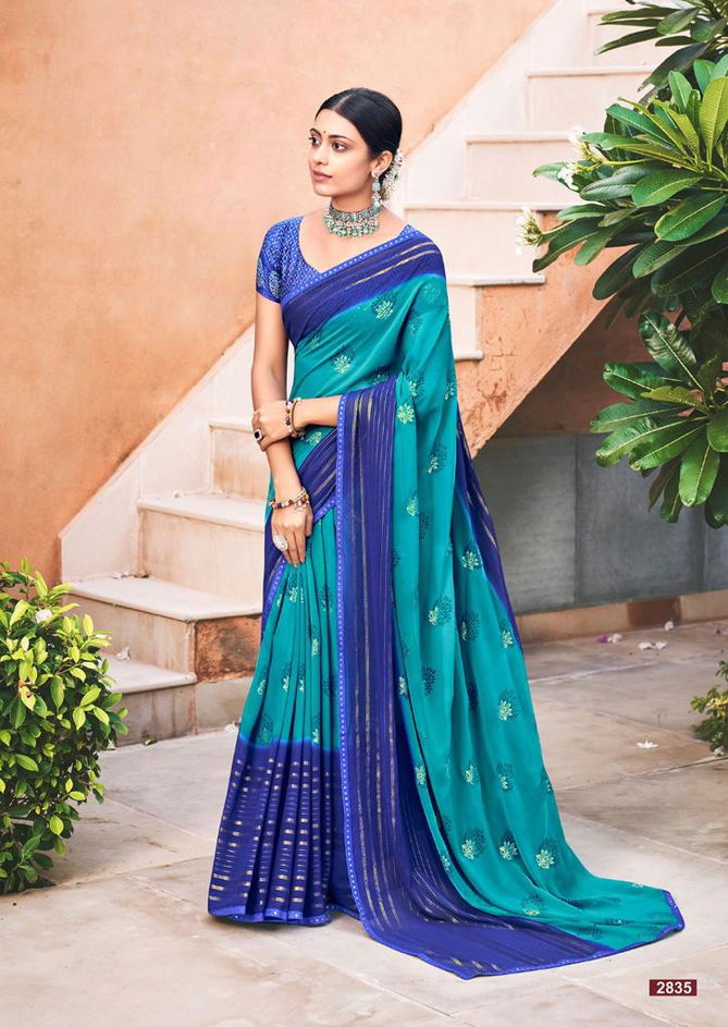 Kashvi Riwaz Regular Wear Printed Wholesale Georgette Sarees Catalog